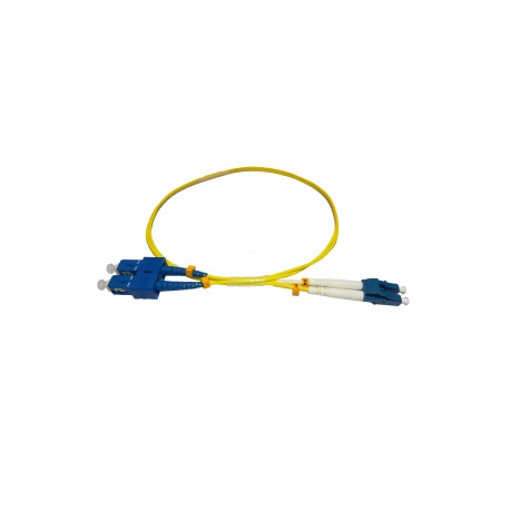 LAN-OPTIC FIBER PATCH DUPLEX LC/UPC-SC/UPC SM OS2 GRADE B 0,50 M