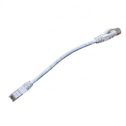 GIGA-LAN RJ45 UTP PATCH KBL KAT6 0,2M HVID  LSZH KAPPE Component Compliant