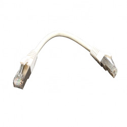 GIGA-LAN RJ45 S-FTP PATCH KBL KAT 6A 0,20M HVID LSZH  COMPONENT COMPLIANT