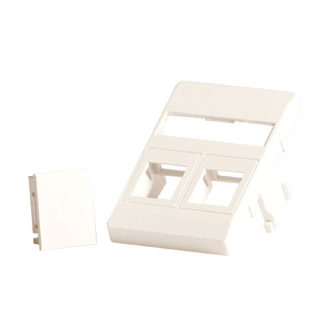 GIGA-LAN DATAUDTAG 2XKEYSTONE 50X75 MM STIKKONTAKT HVID TYPE C