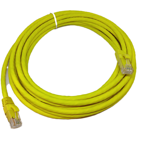 RJ45 UTP PATCH KBL KAT6 5,0 M GUL LSZH KAPPE Component Compliant