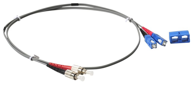 FIBER PATCH DUPLEX FC-SC SM 1M OS2 9/125 LSZH