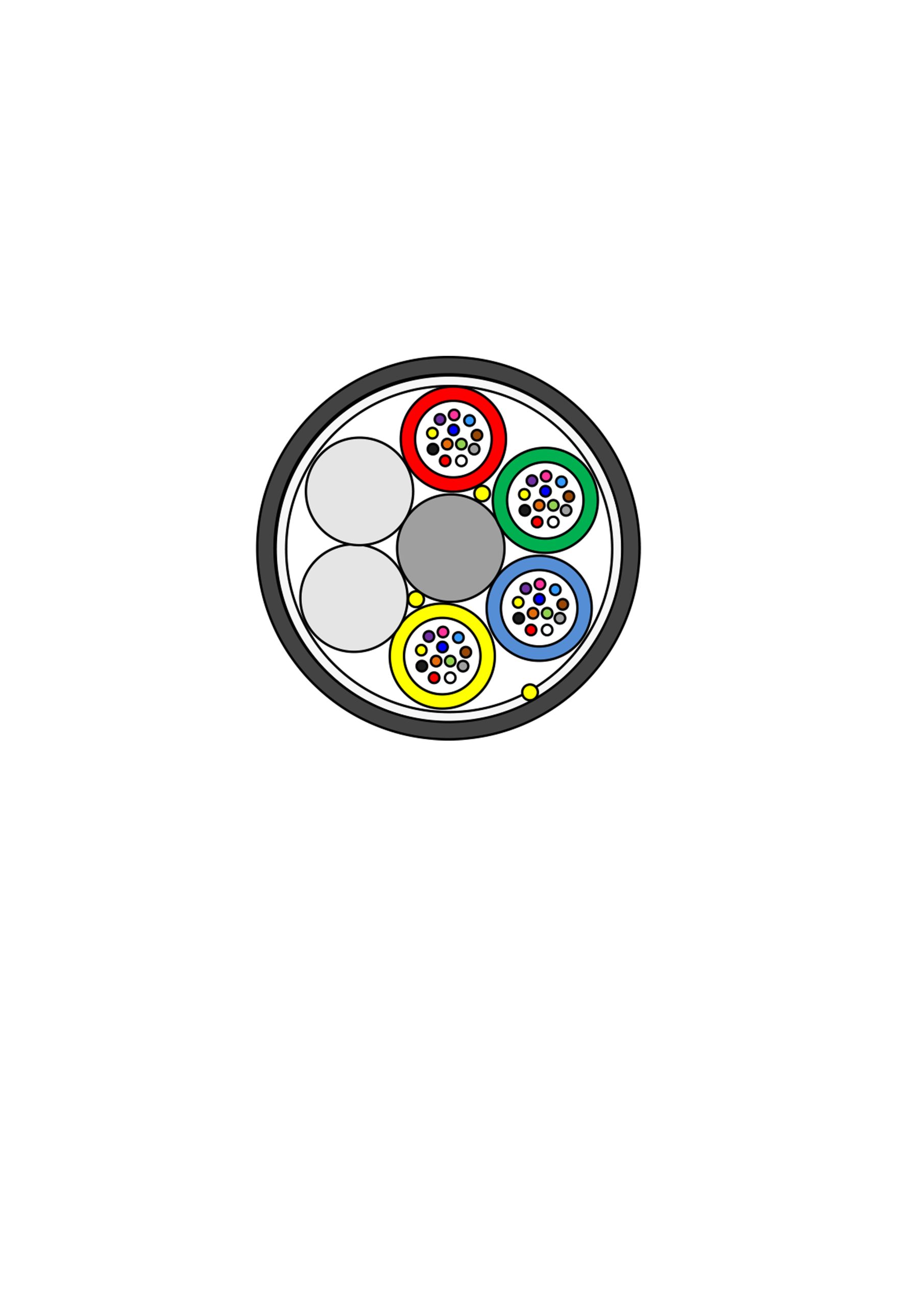 MIKRO KABEL 48XOS2 PE KAPPE G657 A1 LAN-OPTIC