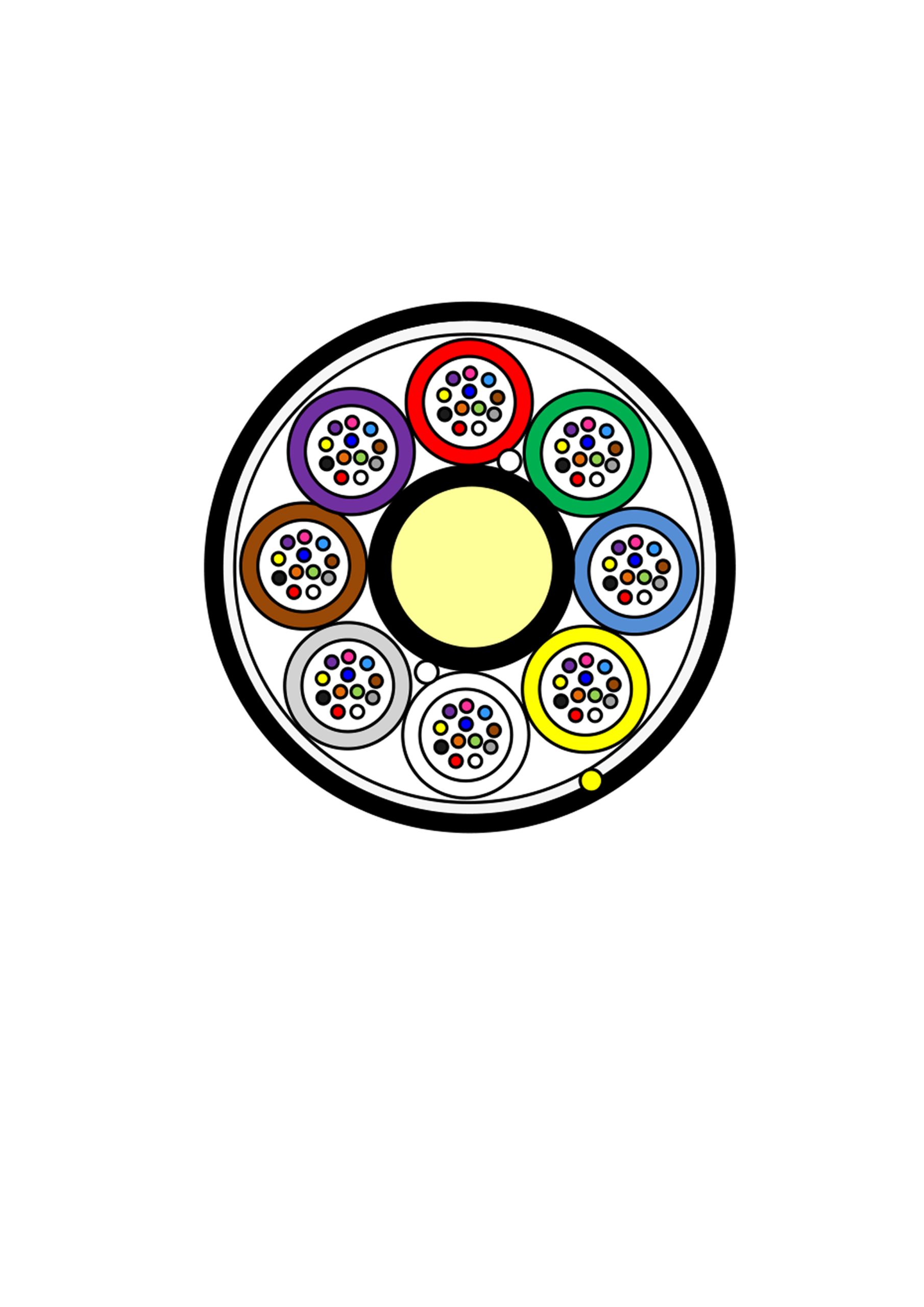 MIKRO KABEL 96XOS2 PE KAPPE G657 A1 LAN-OPTIC