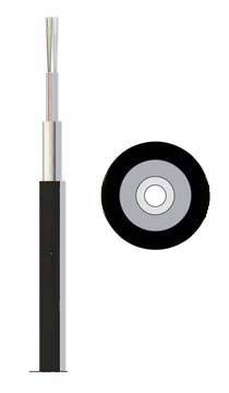 FIBERKABEL 12X9/125 PE KAPPE UDENDØRS ARMERET DST-1