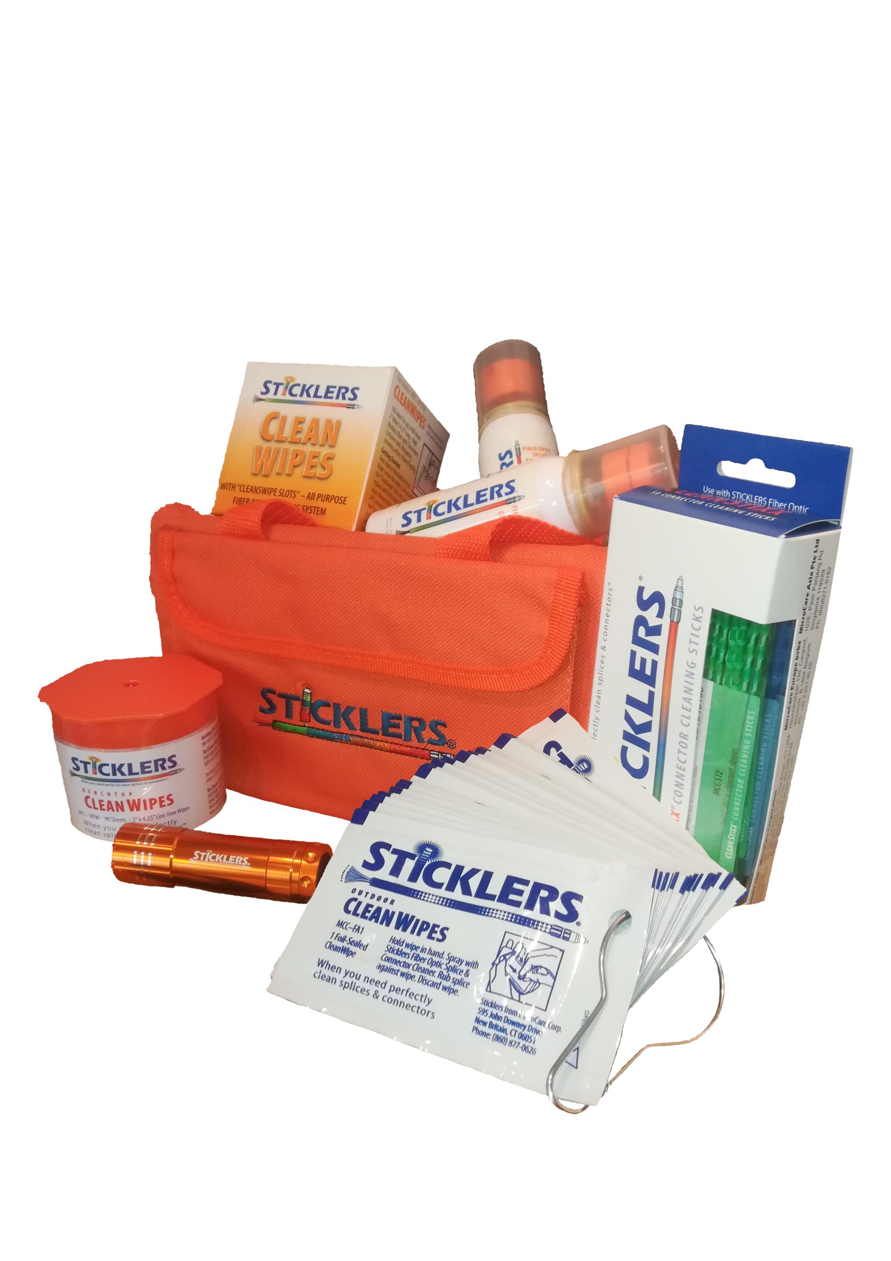 CLEANING KIT FOR RENS AF FIBER SPLIDSNING OG KONNEKTOR STICKLERS