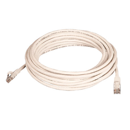 GIGA-LAN RJ45 UTP PATCH KBL KAT6 10M HVID LSZH KAPPE COMPONENT COMPLIANT