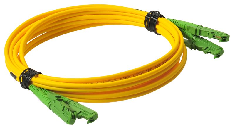 LAN-OPTIC FIBER PATCH DUPLEX E2000-E2000 SM 2M OS1 9/125 LSZH