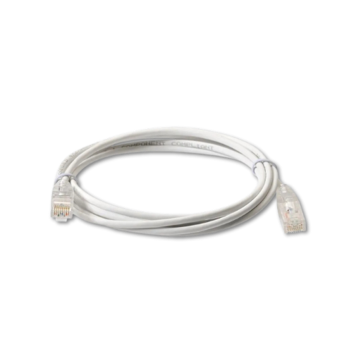 GIGA-LAN RJ45 UTP SLIM PATCH KBL KAT 6A 2M HVID LSZH COMPONENT COMPLIANT