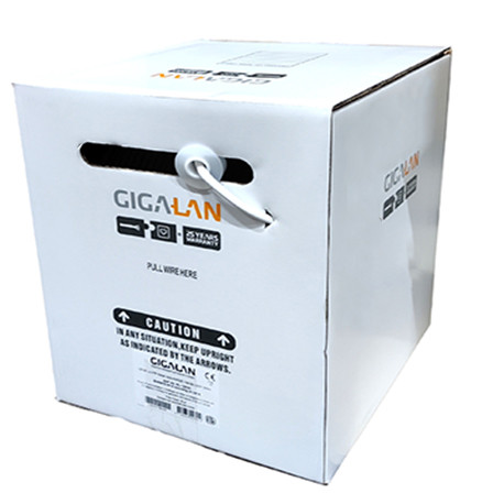 GIGA-LAN U-UTP KABEL 4X2XAWG23 KAT6A LSZH HVID 305M BOX CPR:DCA