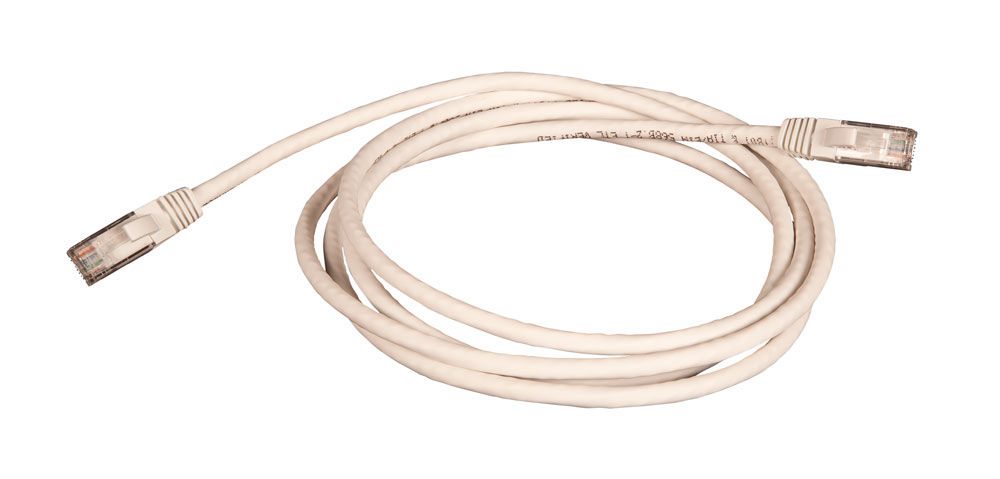 GIGA-LAN RJ45 UTP PATCH KBL KAT6 1M HVID LSZH KAPPE COMPONENT COMPLIANT