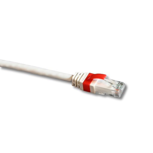 FARVE CLIPS FOR GIGA-LAN RJ45 PATCH KABEL RØD PK. Á 10 STK