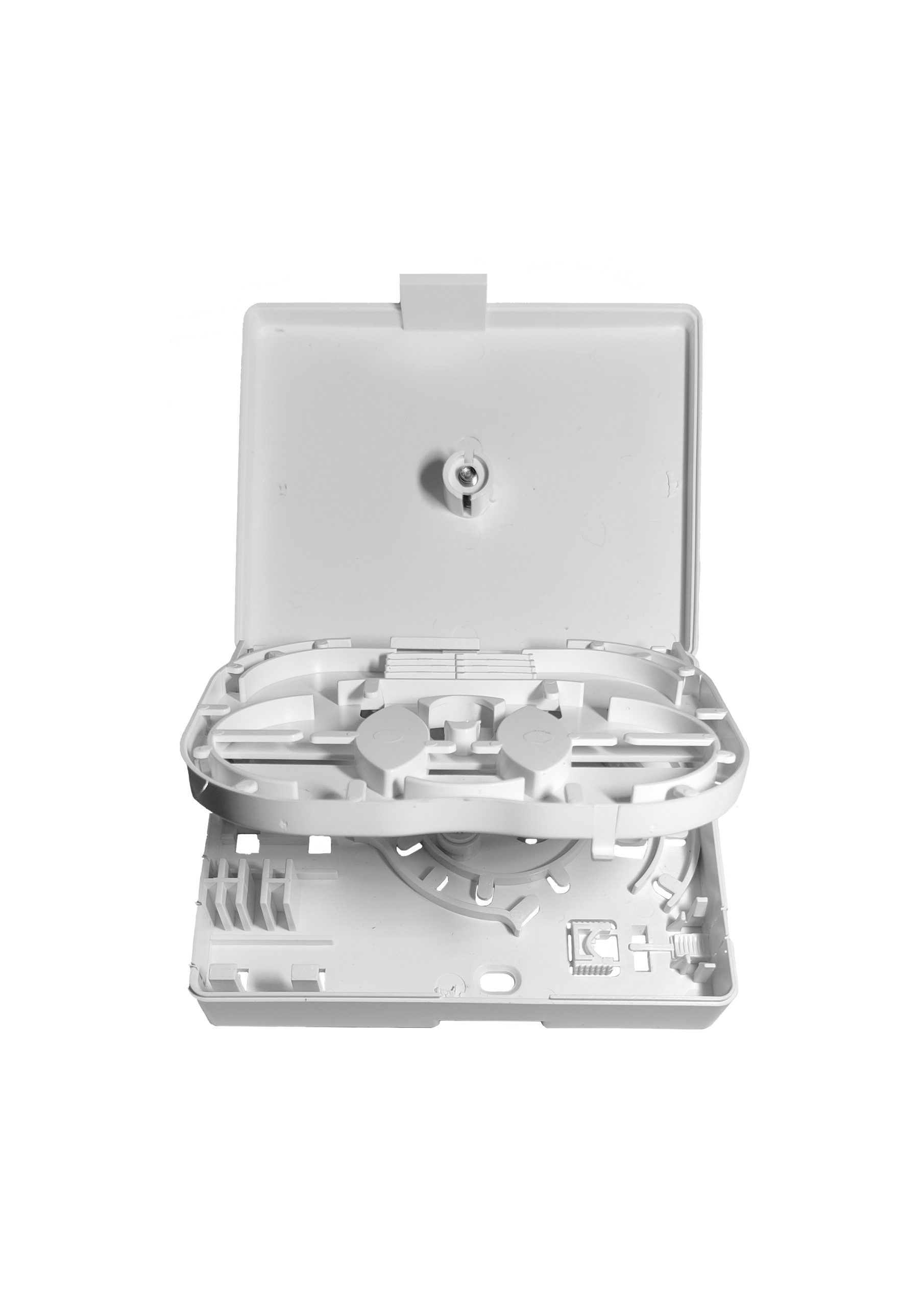 FTTH AFSLUTNINGSBOKS FOR 2XLC DUPLEX HVID IP45