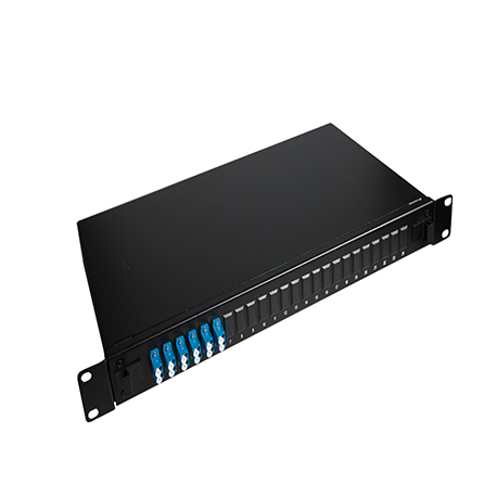 LAN-OPTIC FIBERUDTRÆKSBOKS MONTERET 6XLC DUPLEX SM