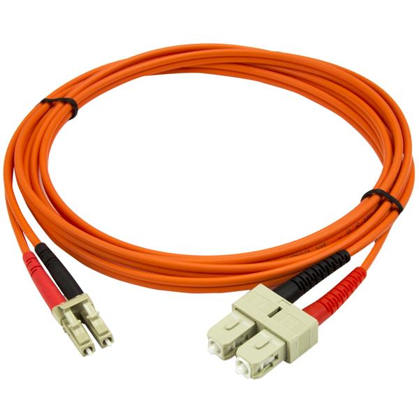 FIBER PATCH DUPLEX LC-SC MM 10M OM1 62,5/125 LSZH