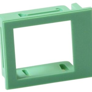 GIGA-LAN KEYSTONE RAMME GRØN FOR UDTAG DESIGN F,O,C