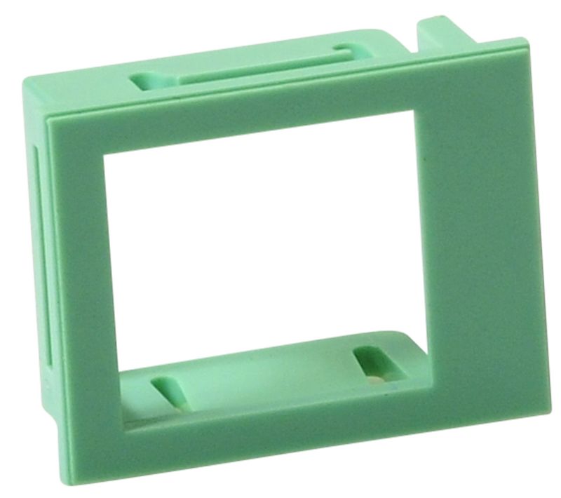 GIGA-LAN KEYSTONE RAMME GRØN FOR UDTAG DESIGN F,O,C