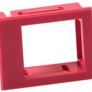 GIGA-LAN KEYSTONE RAMME RØD FOR UDTAG DESIGN F,O,C