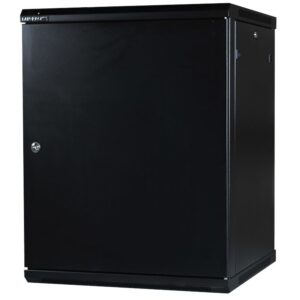 19"VÆGSKAB 20HE H1010XB600XD600MM PD SORT LRW