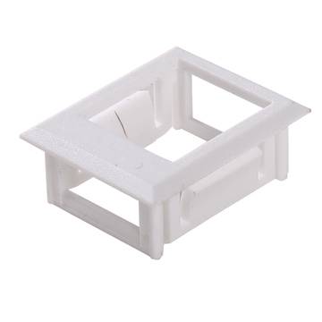 GIGA-LAN KEYSTONE RAMME HVID FOR UDTAG DESIGN F,O,C