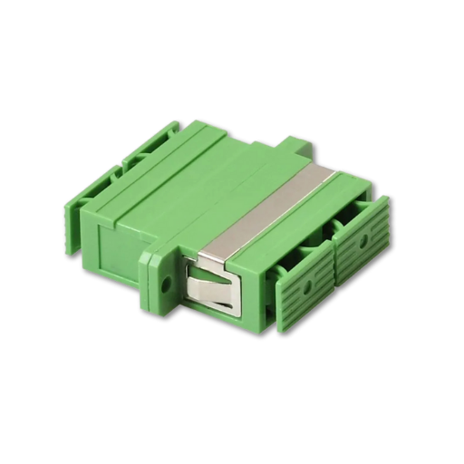 LAN-OPTIC SC/APC MELLEMLED DUPLEX SM ZIRKONIA GRØN