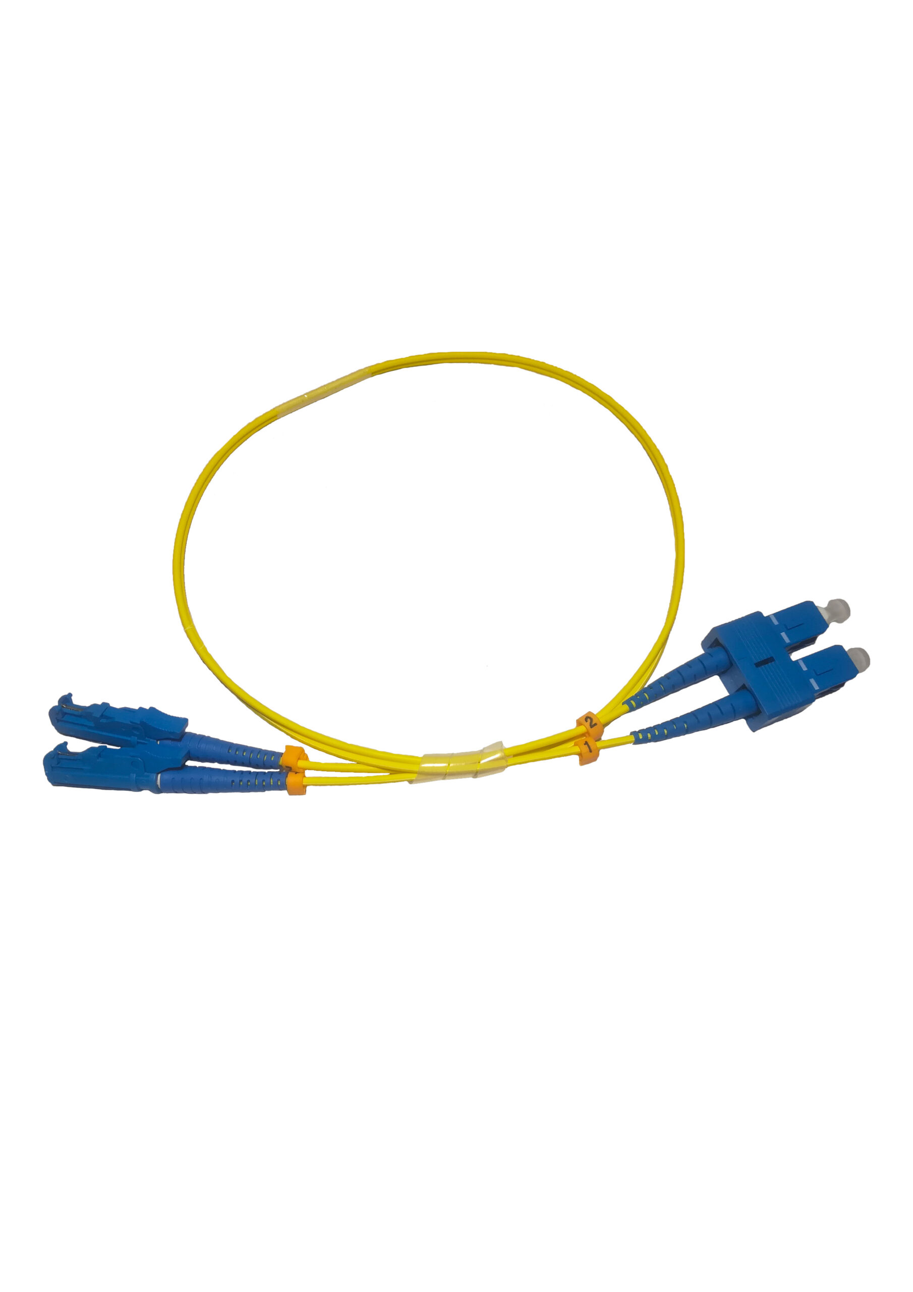 LAN-OPTIC FIBER PATCH DUPLEX SC/UPC-E2000/UPC SM OS2 GRADE B 2,0 M