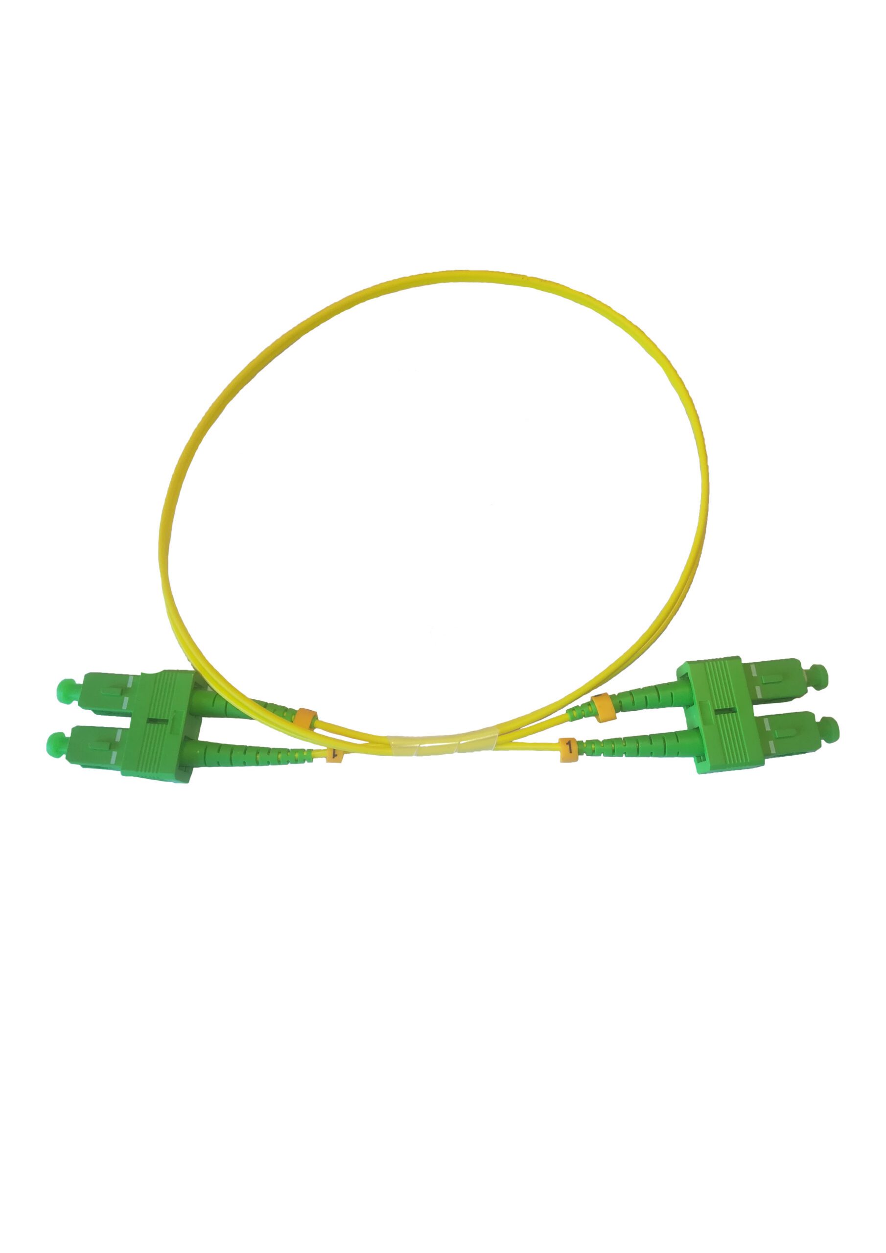 LAN-OPTIC FIBER PATCH DUPLEX SC/APC-SC/APC SM OS2 GRADE B 20,0 M