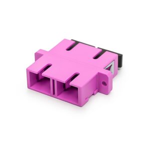 SC DUPLEX MELLEMLED OM4 ZIRKONIA PURPLE